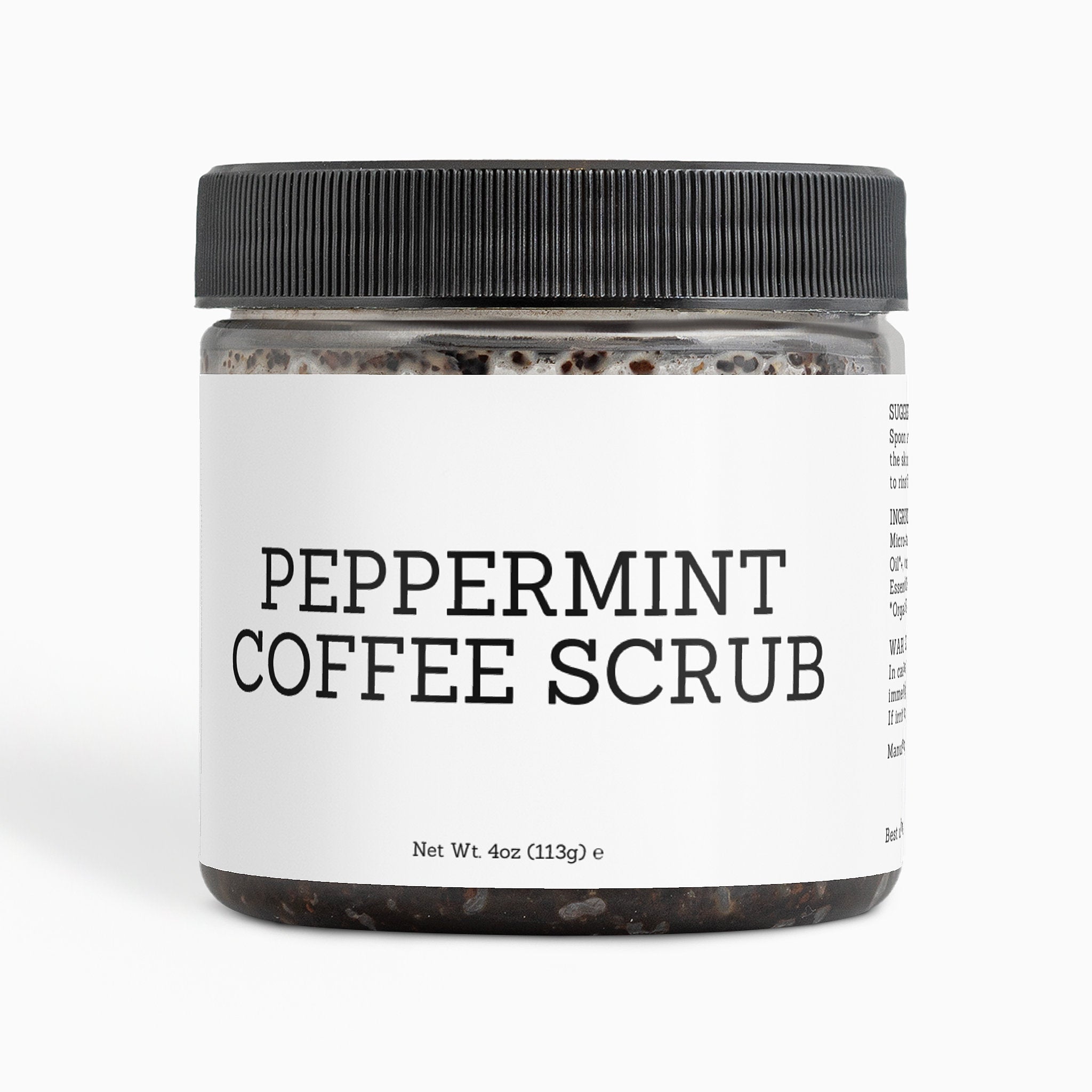 Peppermint Coffee Scrub