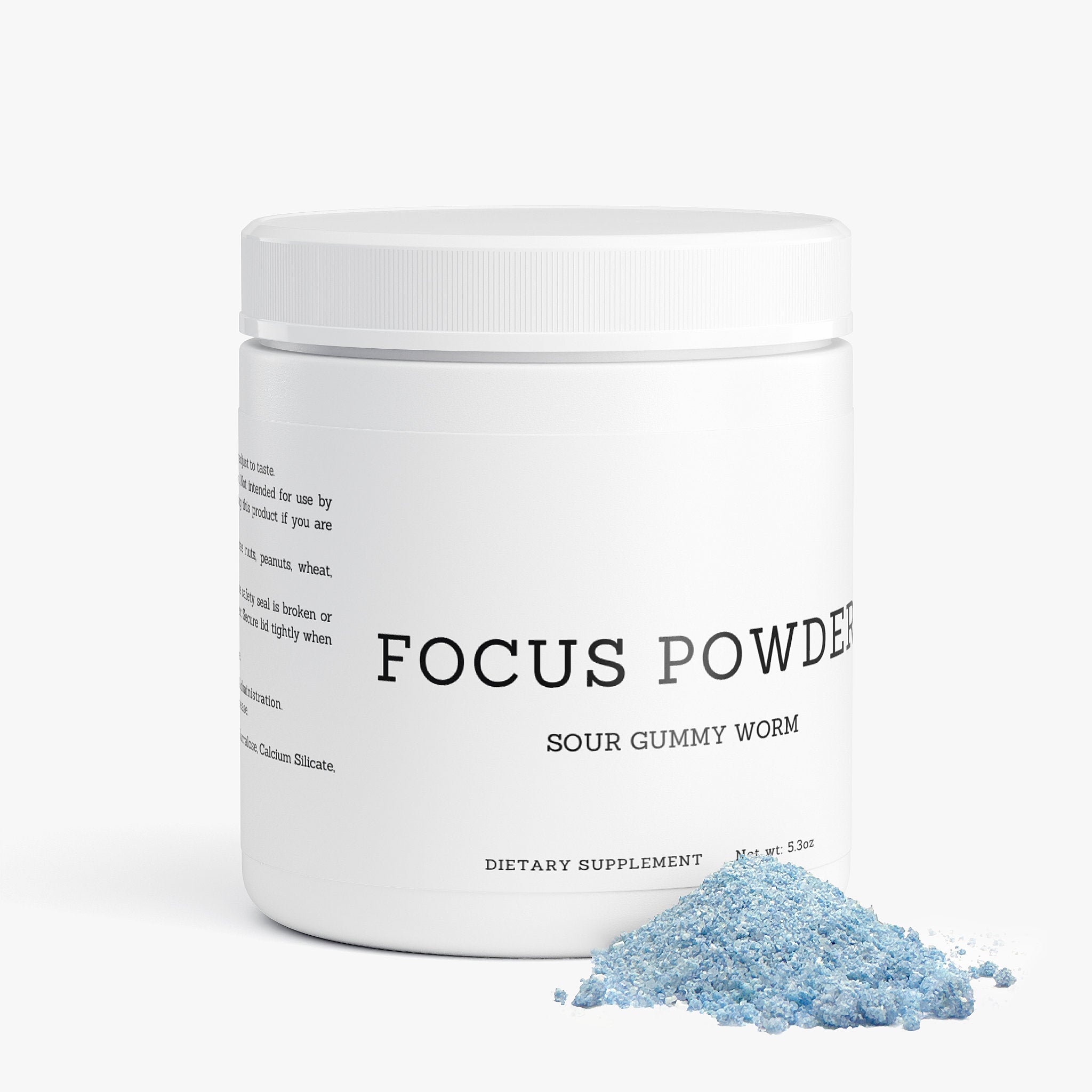 Focus Powder Sour Gummy Worm